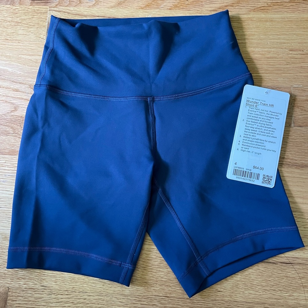 Lululemon Wunder Train High-Rise Short 6"